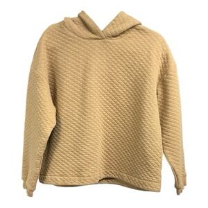 Eco Threads - EC - Elegant Tan Quilted Women's Sweater